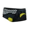 BALBI CRAZY ART - NOIR/JAUNE -MAILLOTS - COMBIS Magasin balbi crazy art noirjaune