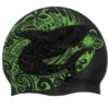 BONNET - CRAZY TATTOO - NOIR/VERT -MAILLOTS - COMBIS Magasin bonnet crazy tattoo noirvert