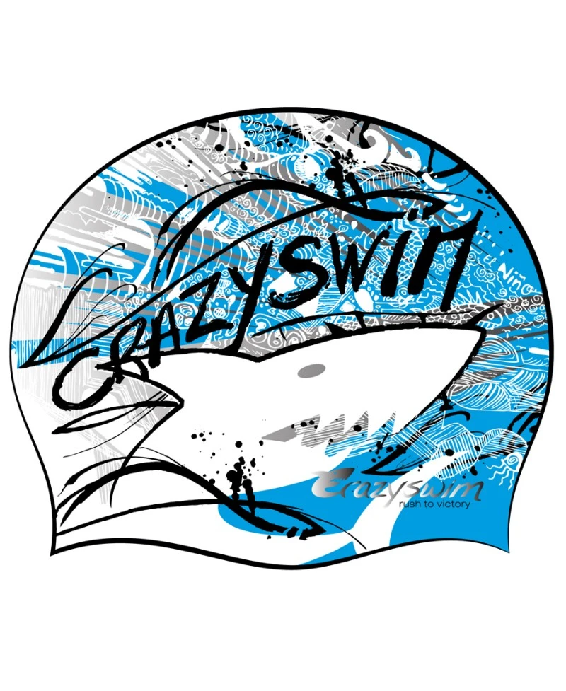 BONNET - FORZA SQUALO - BLEU CIEL/ARGENT 3 BONNET - FORZA SQUALO - BLEU CIEL/ARGENT