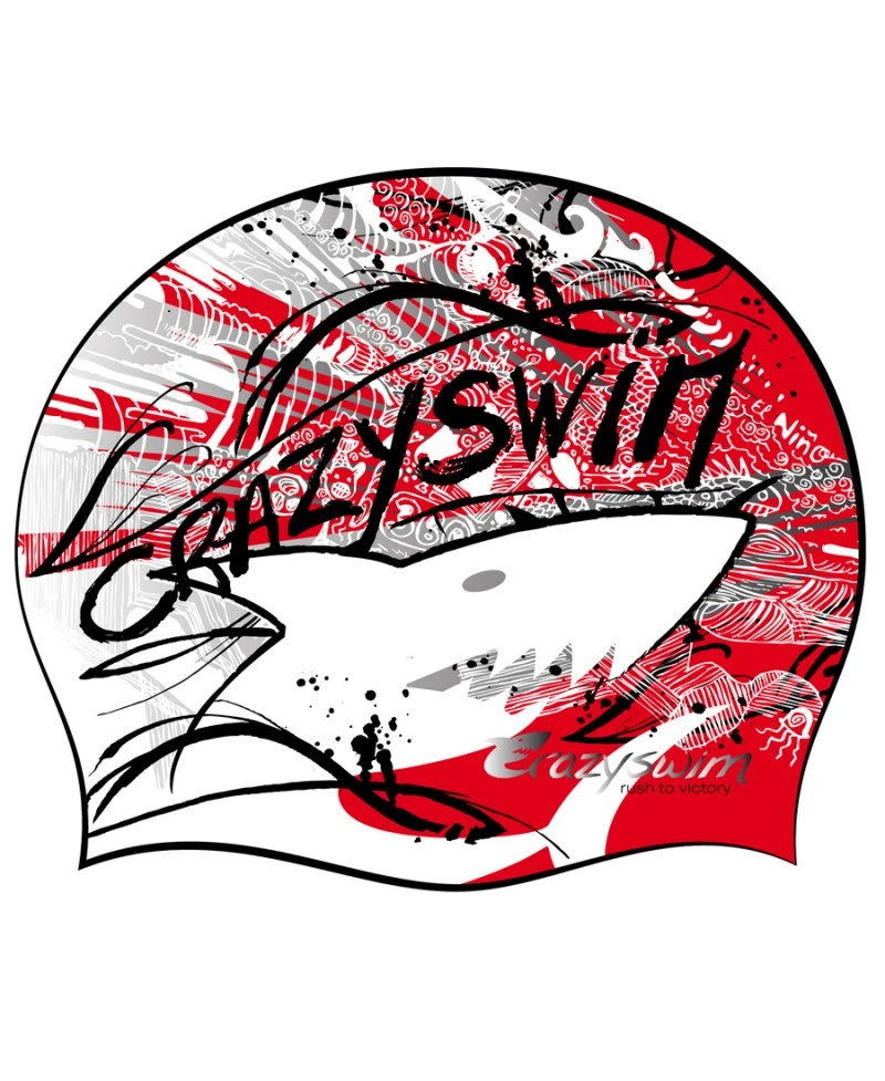 BONNET - FORZA SQUALO - ROUGE/ARGENT 3 BONNET - FORZA SQUALO - ROUGE/ARGENT