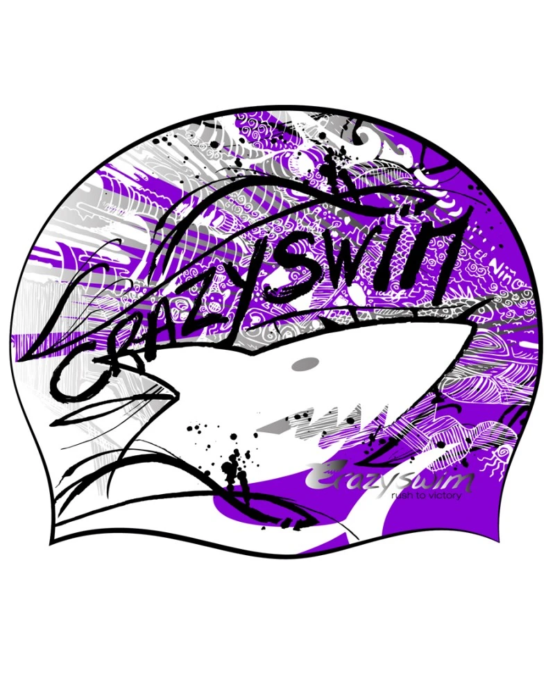 BONNET - FORZA SQUALO - VIOLET/ARGENT 3 BONNET - FORZA SQUALO - VIOLET/ARGENT