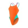 LAMIA CRAZY POP - ORANGE/BLEU MENTHE -MAILLOTS - COMBIS Magasin lamia crazy pop orangebleu