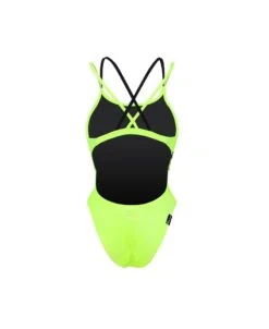 LAMIA RUSH - JAUNE FLUO -MAILLOTS - COMBIS Magasin lamia rush jaune fluo 1