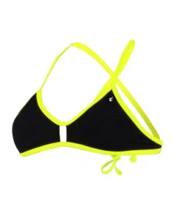 CLEVA CONFORT TIE BACK - NOIR/JAUNE FLUO