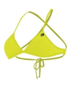 GLENNA TRIANGLE TIE BACK - JAUNE FLUO