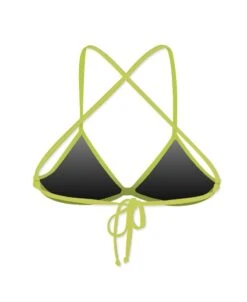GLENNA TRIANGLE TIE BACK - VERT CITRON -MAILLOTS - COMBIS Magasin maillot de bain glenna triangle tie back vert citron 1