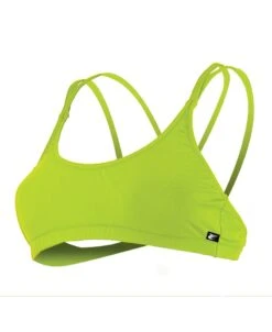 LAMIA TOP CRISS-CROSS BACK - VERT CITRON