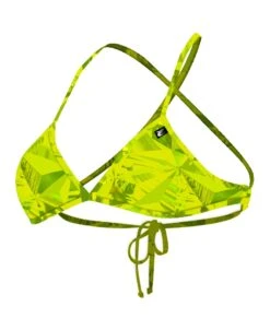 PRIMEVAL TRIANGLE TIE BACK - VERT CITRON