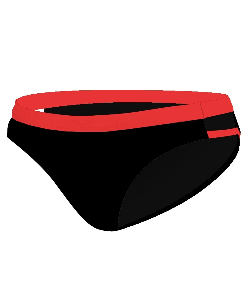 TYNDALL DOUBLE STRAP BRIEF - NOIR/ROSE PASSION 3 TYNDALL DOUBLE STRAP BRIEF - NOIR/ROSE PASSION